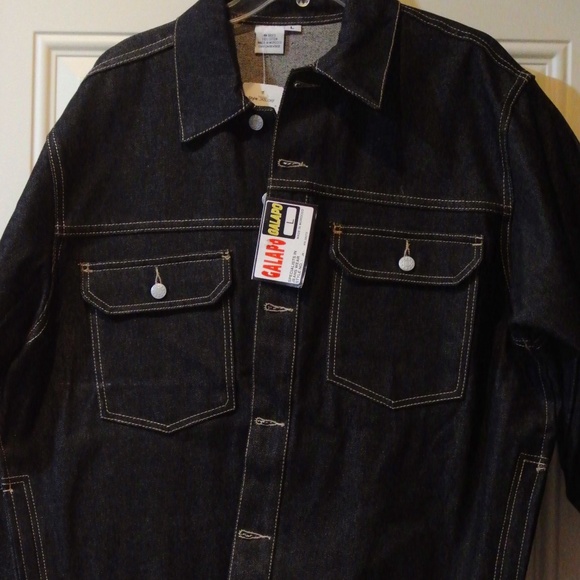VINTAGE GALAPO DARK JEAN JACKET SIZE LARGE - Picture 1 of 4